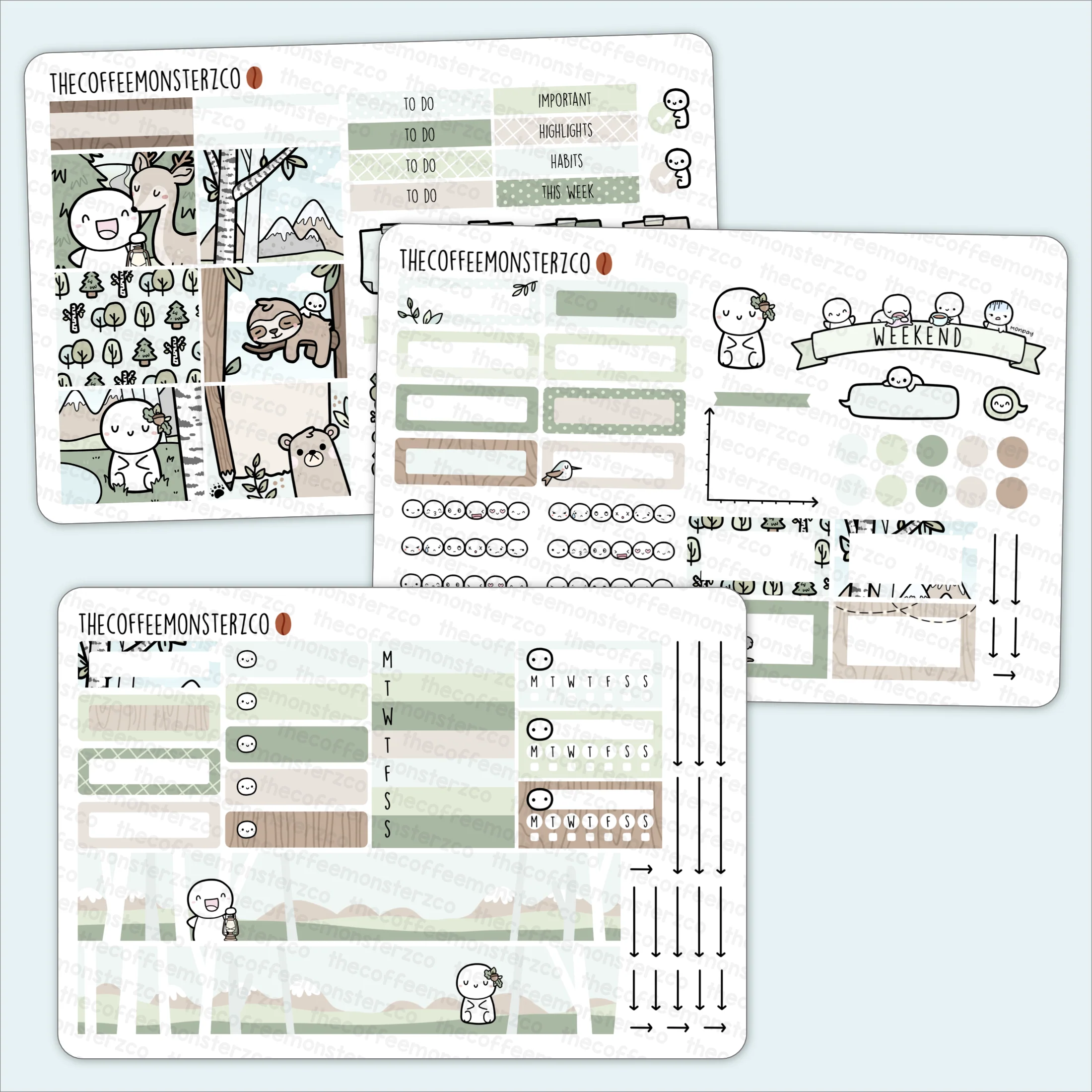 Out of the Woods Hobonichi Cousin Kit - Image 3
