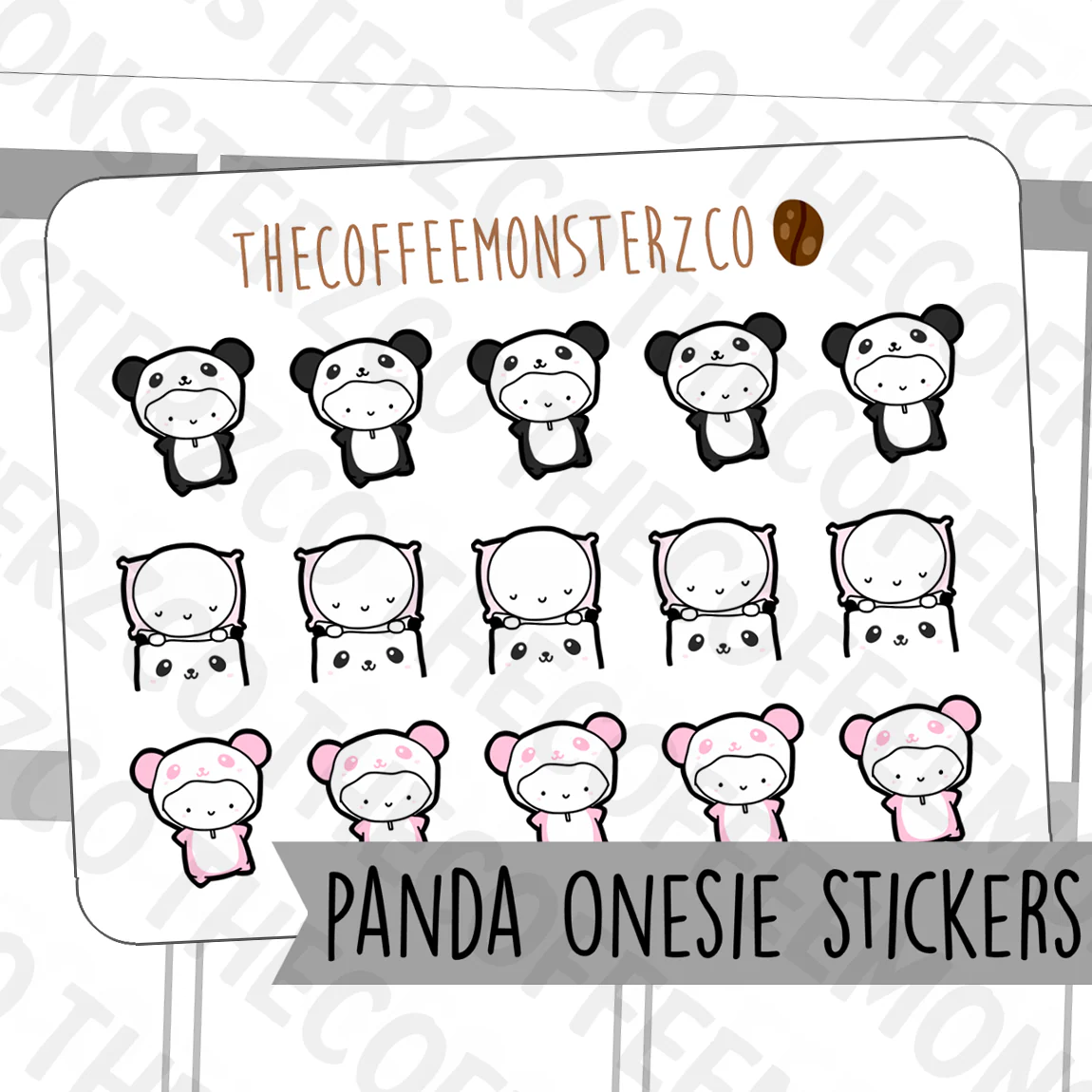 Panda Onesie Emotis - Image 3