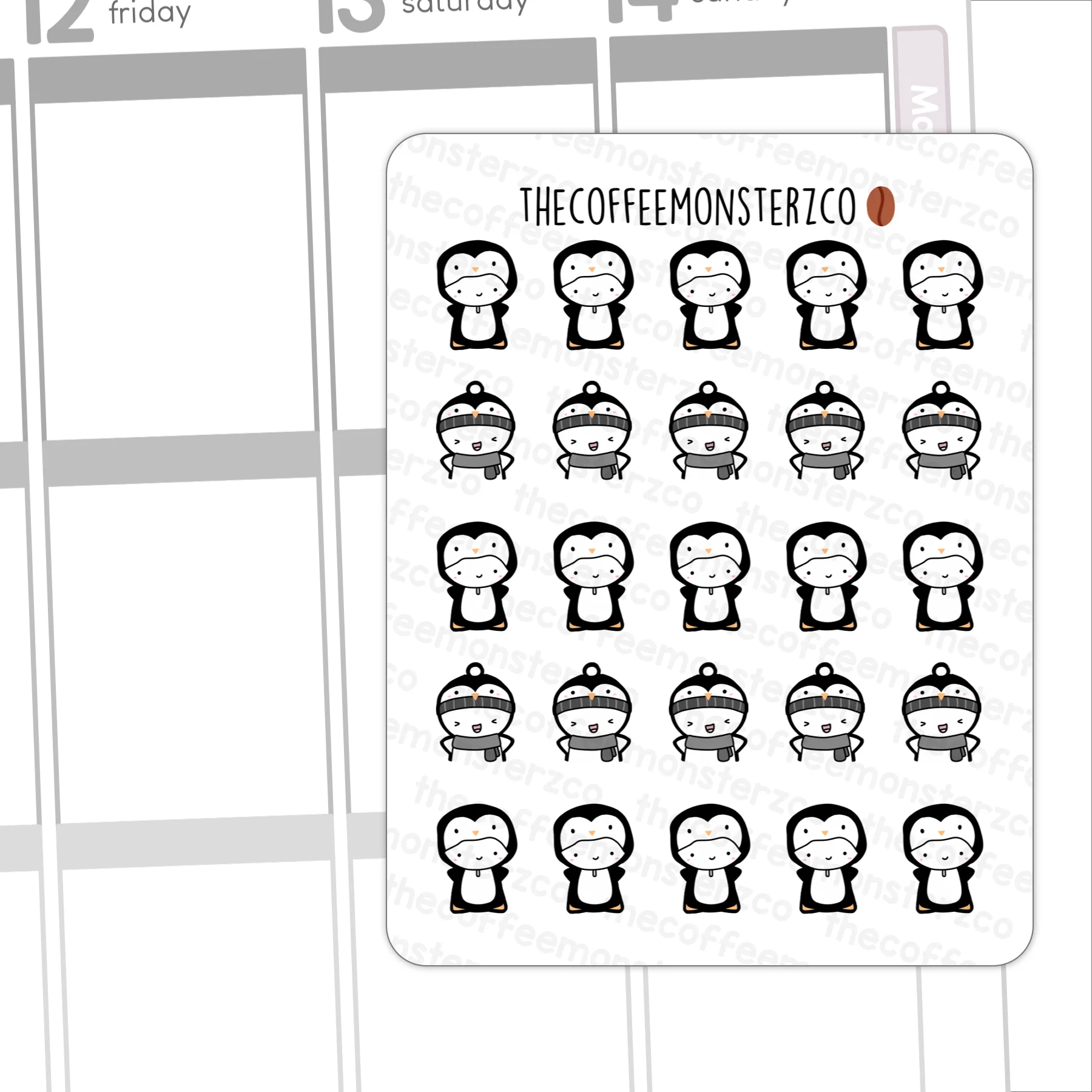 Penguin Onesie Emotis - Image 2
