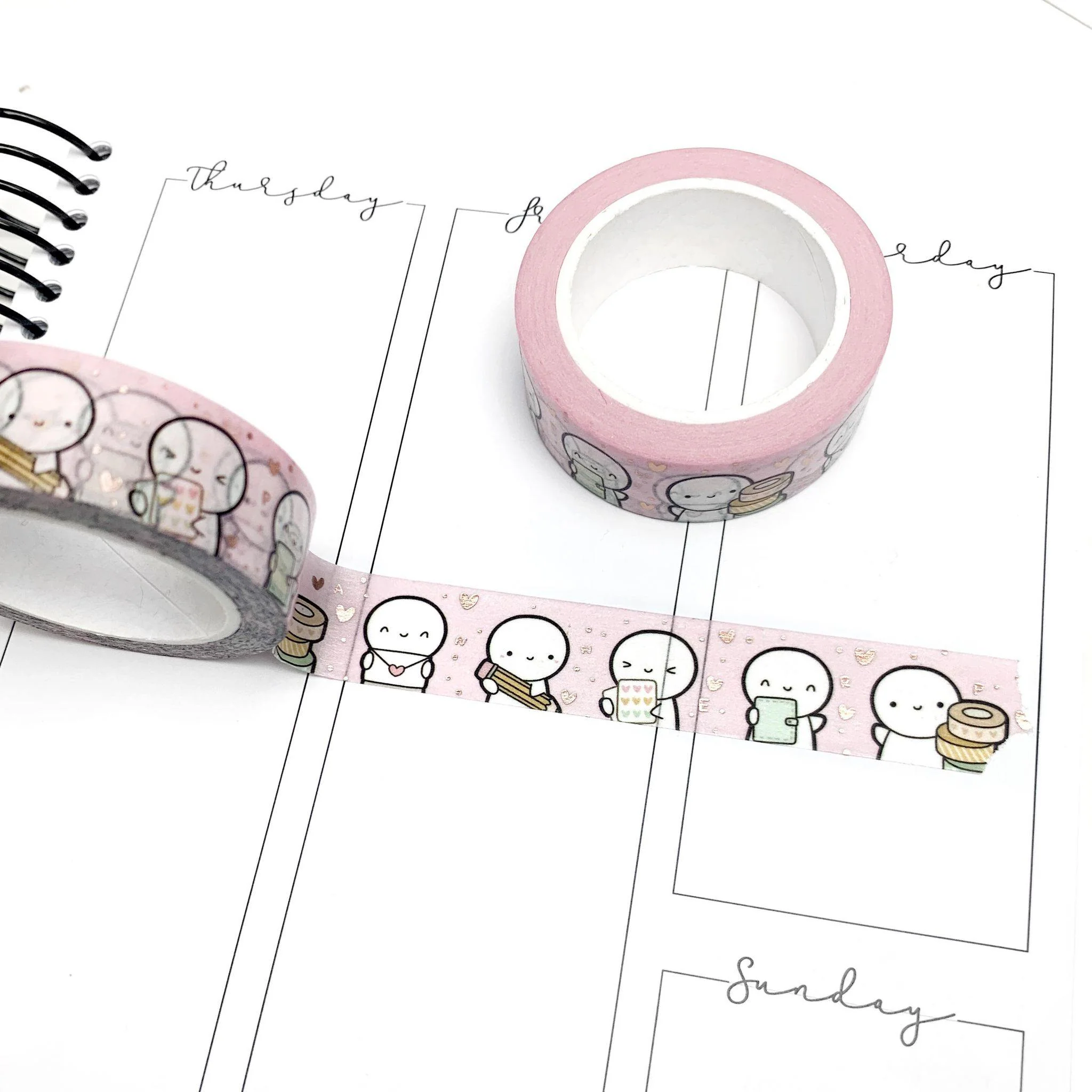 Planning Time 1.0 Emoti Washi Tape - 15mm