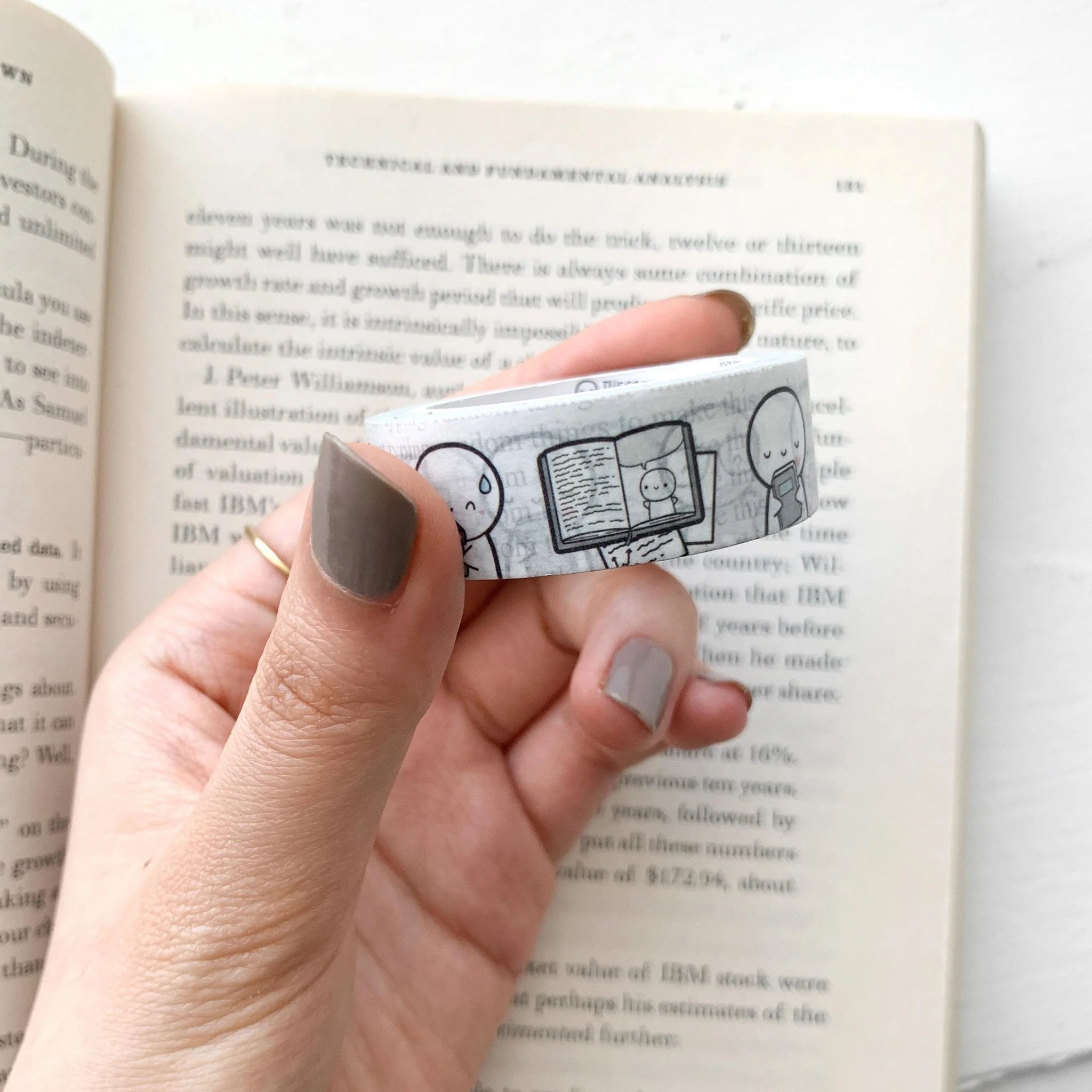 Book Nerd 2.0 Washi Tape - 15mm - Image 2