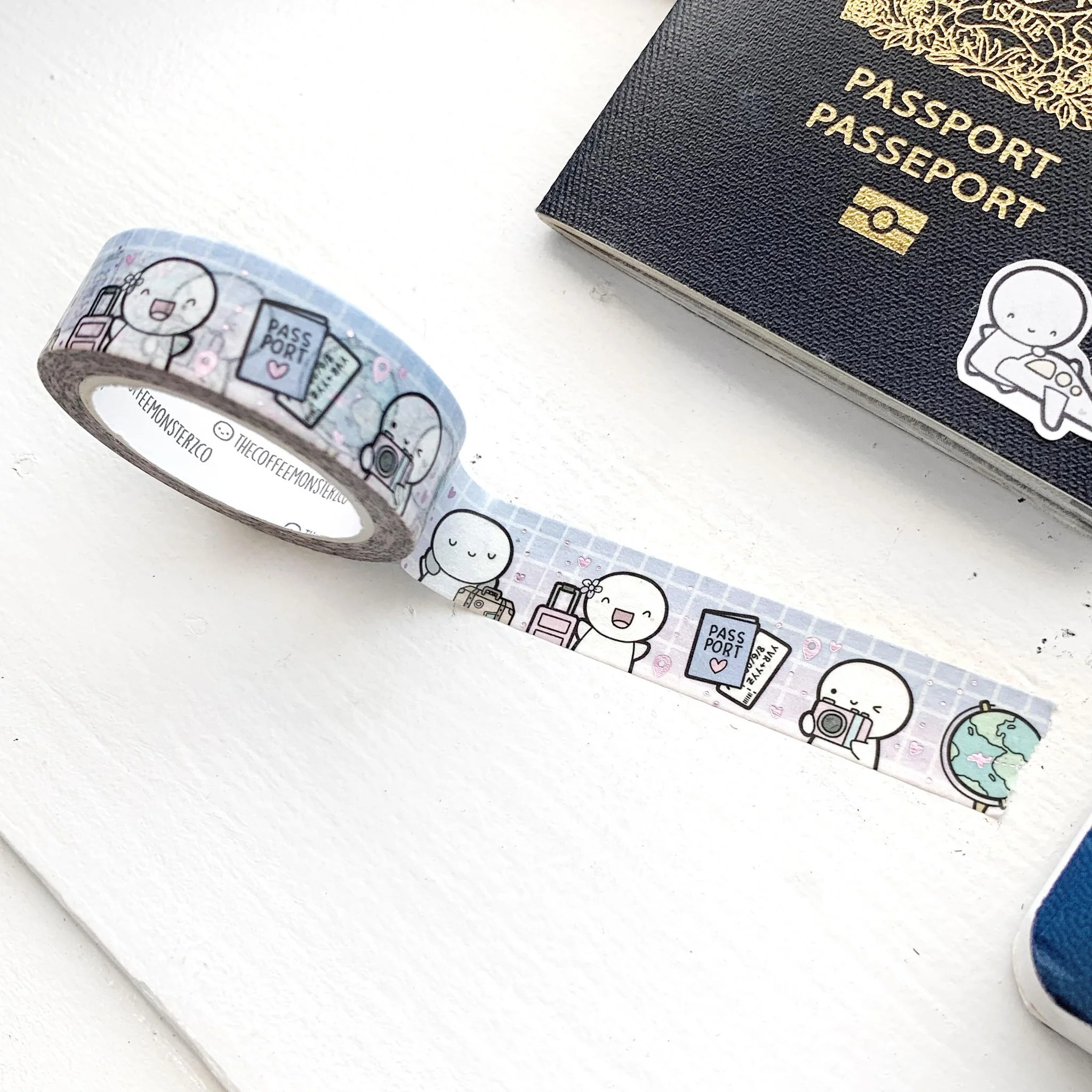 Travel Time Washi Tape - 15mm - Image 2