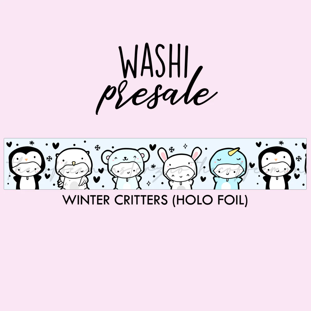 Winter Critters Washi Tape - 15mm - Image 2