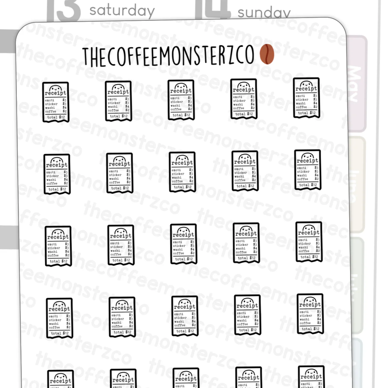 Receipt Doodles