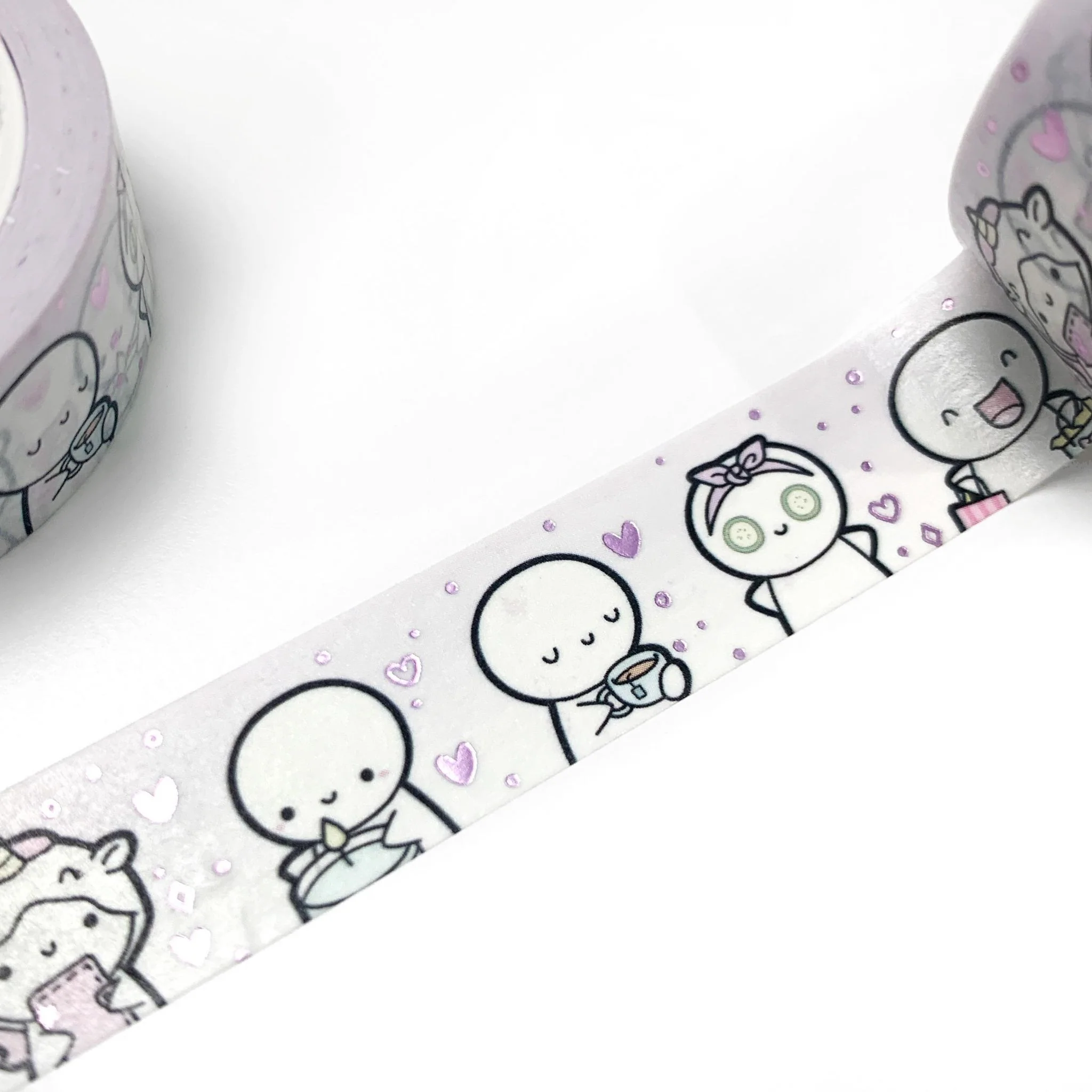 Self Care Emotis 2.0 Washi Tape - 15mm (1 per customer) - Image 2