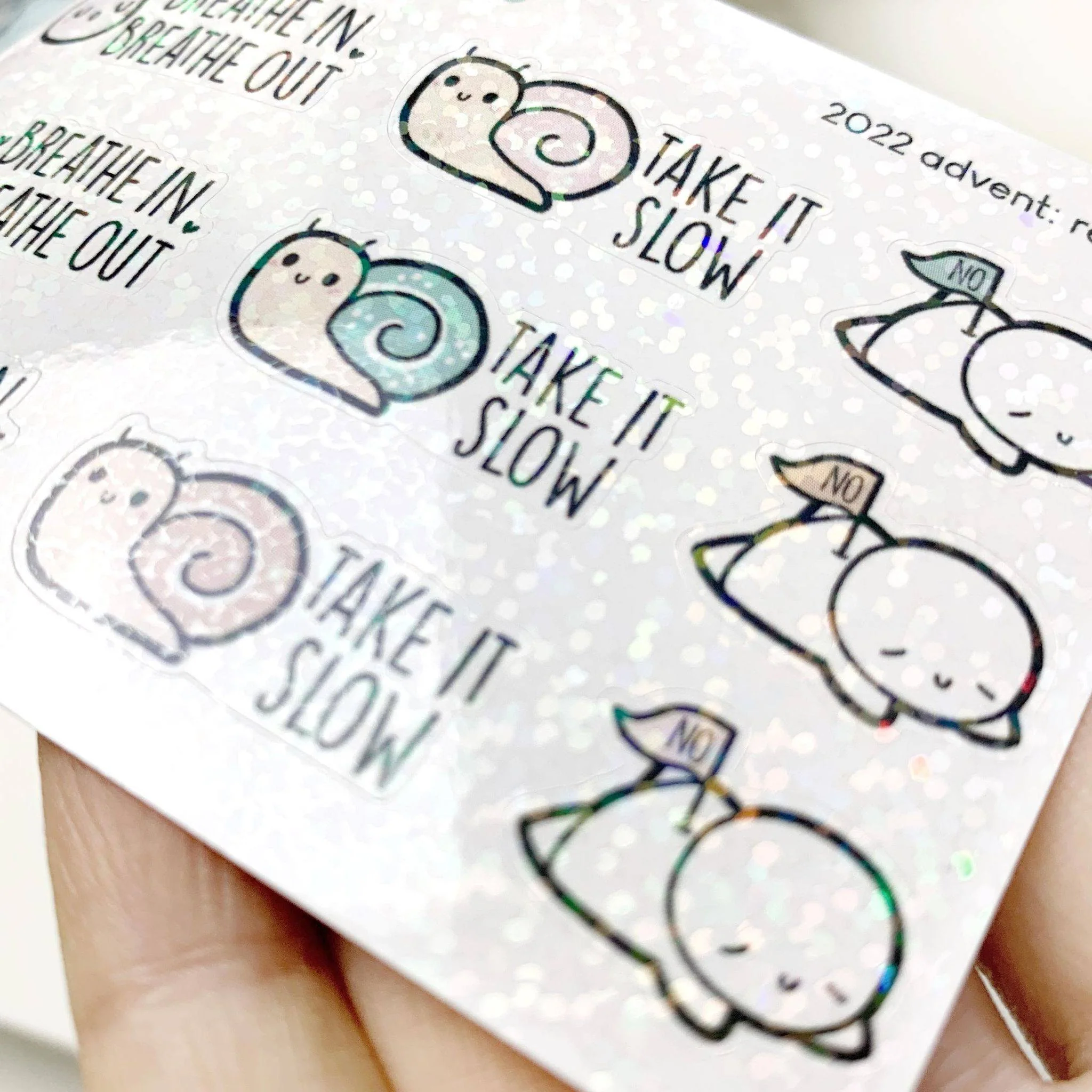 Self Care Mini Sticker Sheets Pack (1 per customer) - Image 2