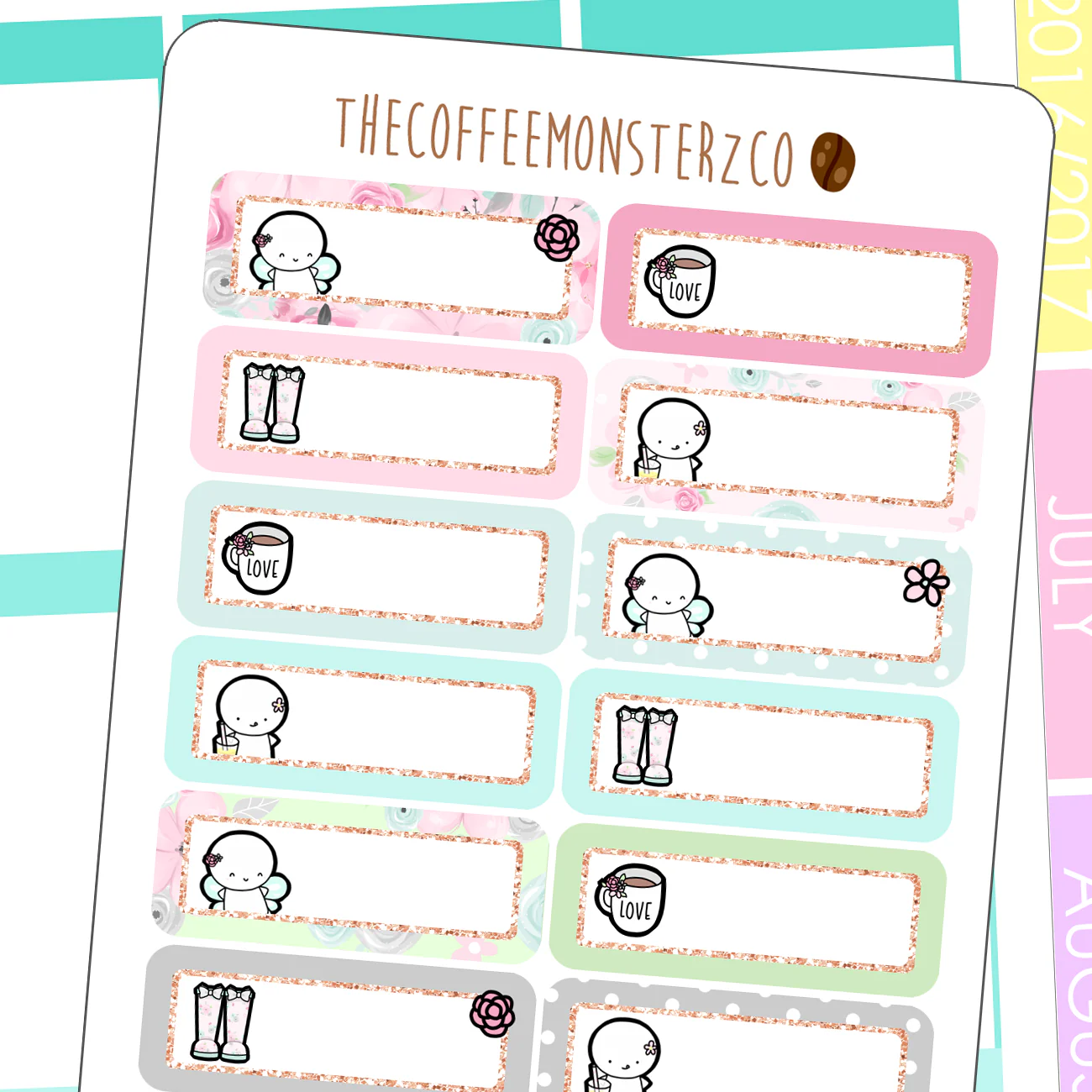 Spring Emoti Labels (FINAL STOCK)
