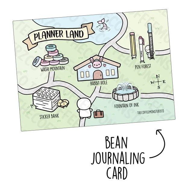 Planner Land - Card Print - Image 2