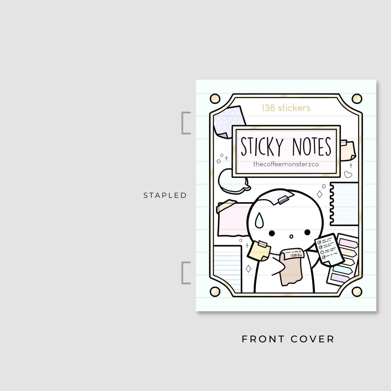 Sticky Notes Emotis Sticker Book (1 PER CUSTOMER) - Image 2