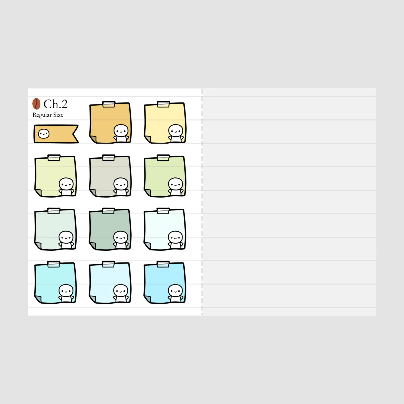 Sticky Notes Emotis Sticker Book (1 PER CUSTOMER) - Image 4