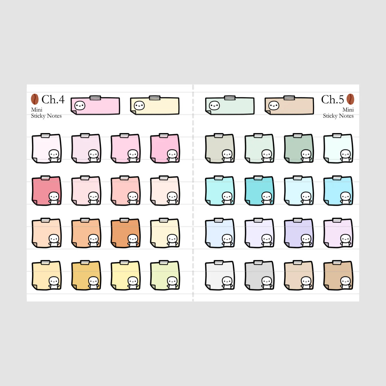 Sticky Notes Emotis Sticker Book (1 PER CUSTOMER) - Image 6