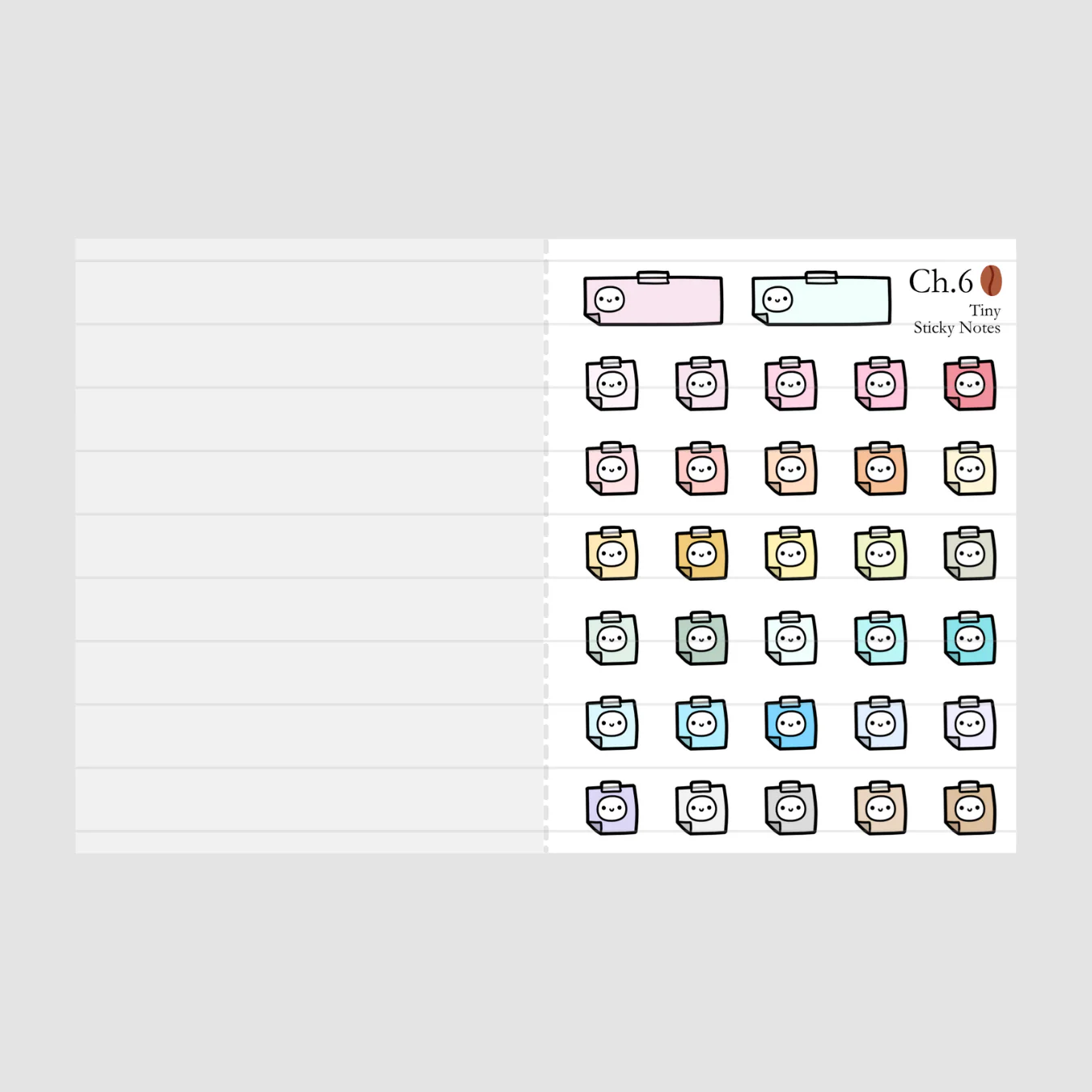 Sticky Notes Emotis Sticker Book (1 PER CUSTOMER) - Image 7