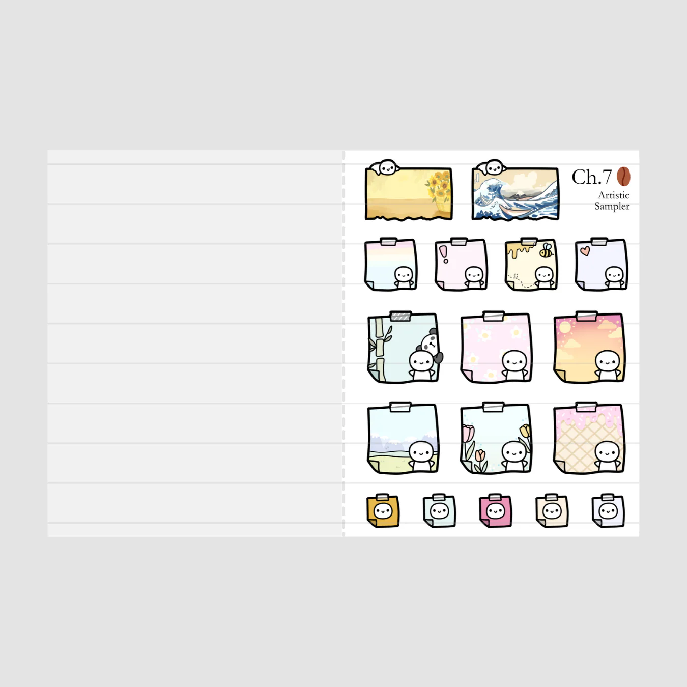 Sticky Notes Emotis Sticker Book (1 PER CUSTOMER) - Image 8