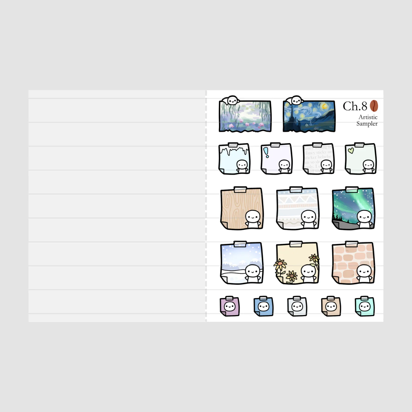 Sticky Notes Emotis Sticker Book (1 PER CUSTOMER) - Image 9