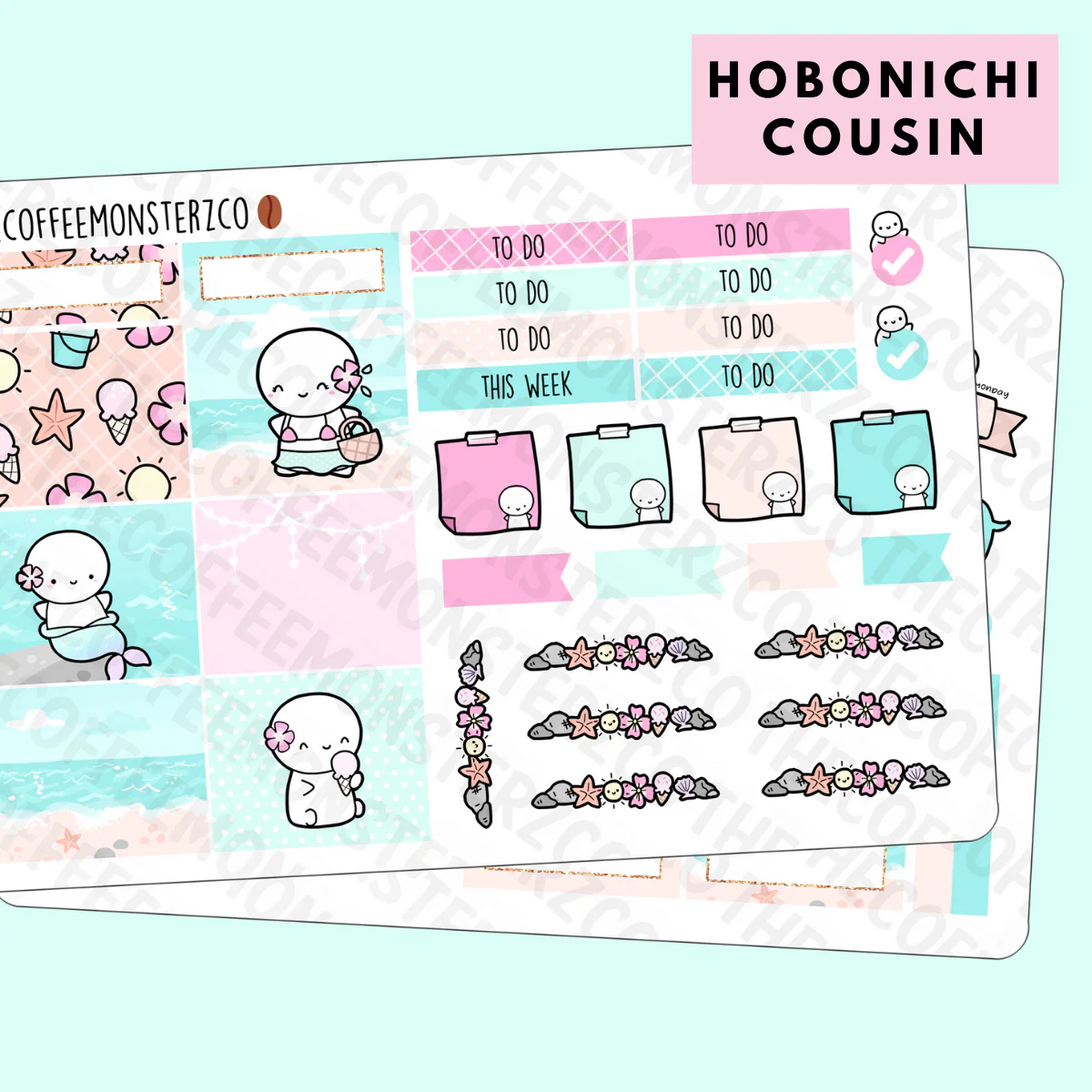 Summer Fun Hobonichi Cousin Kit