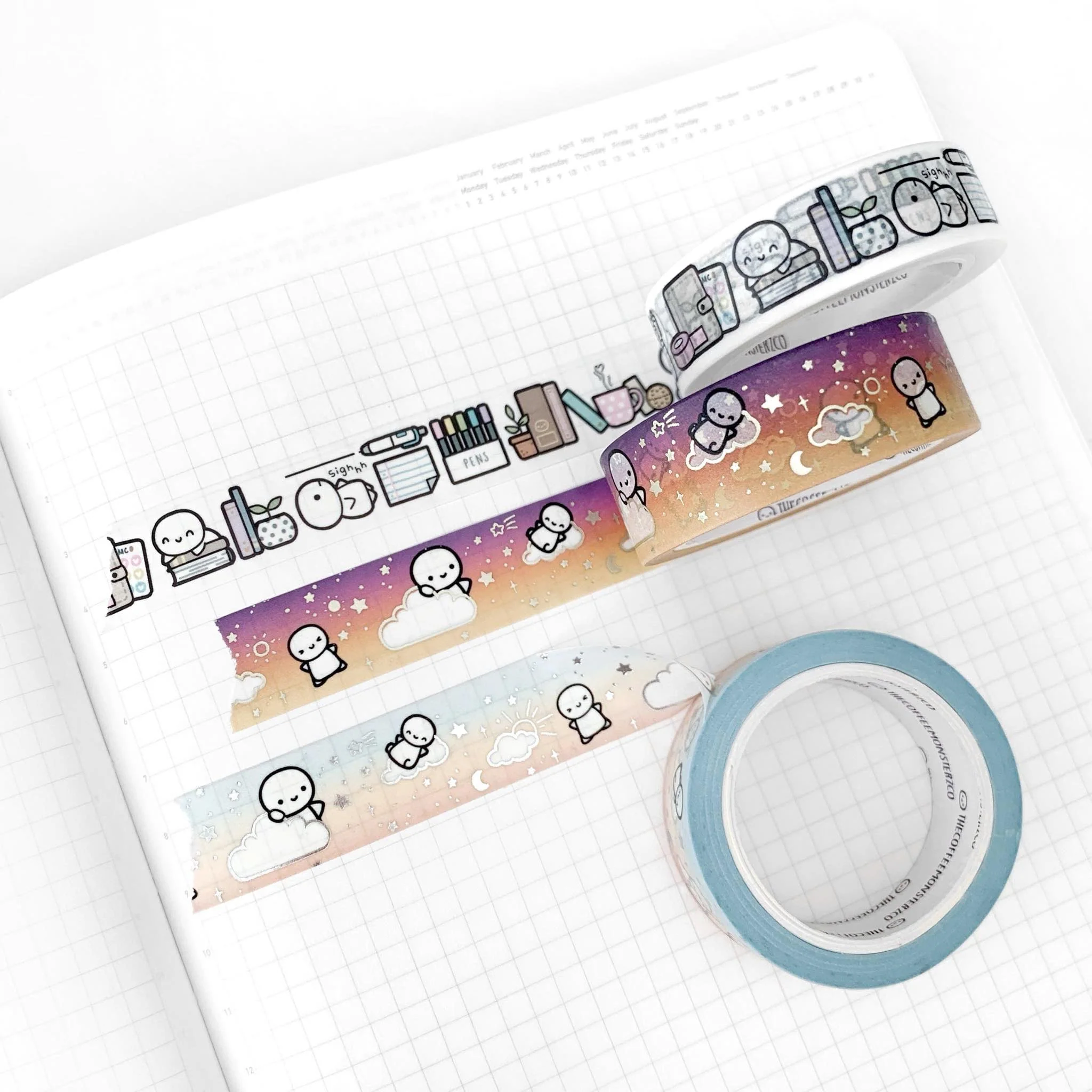 Sunset Shimmer 3.0 Washi Tape - 15mm - Image 2