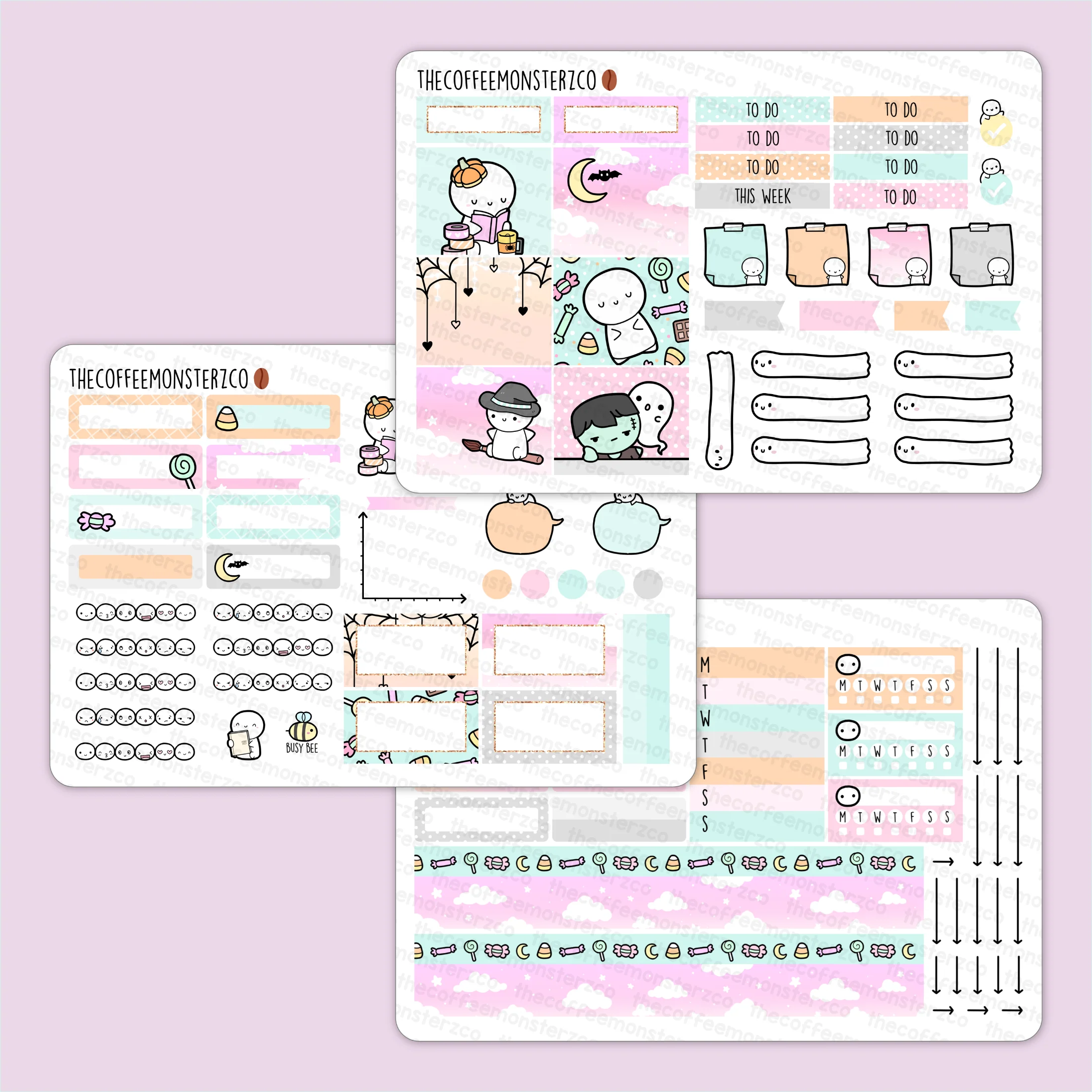 Sweet Monsters Hobonichi Cousin Kit - Image 3