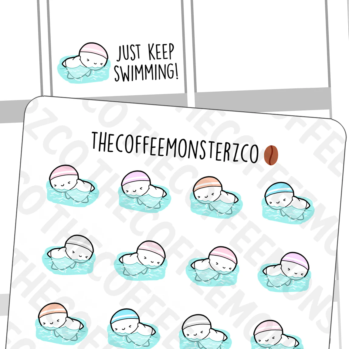 Swimming Emotis