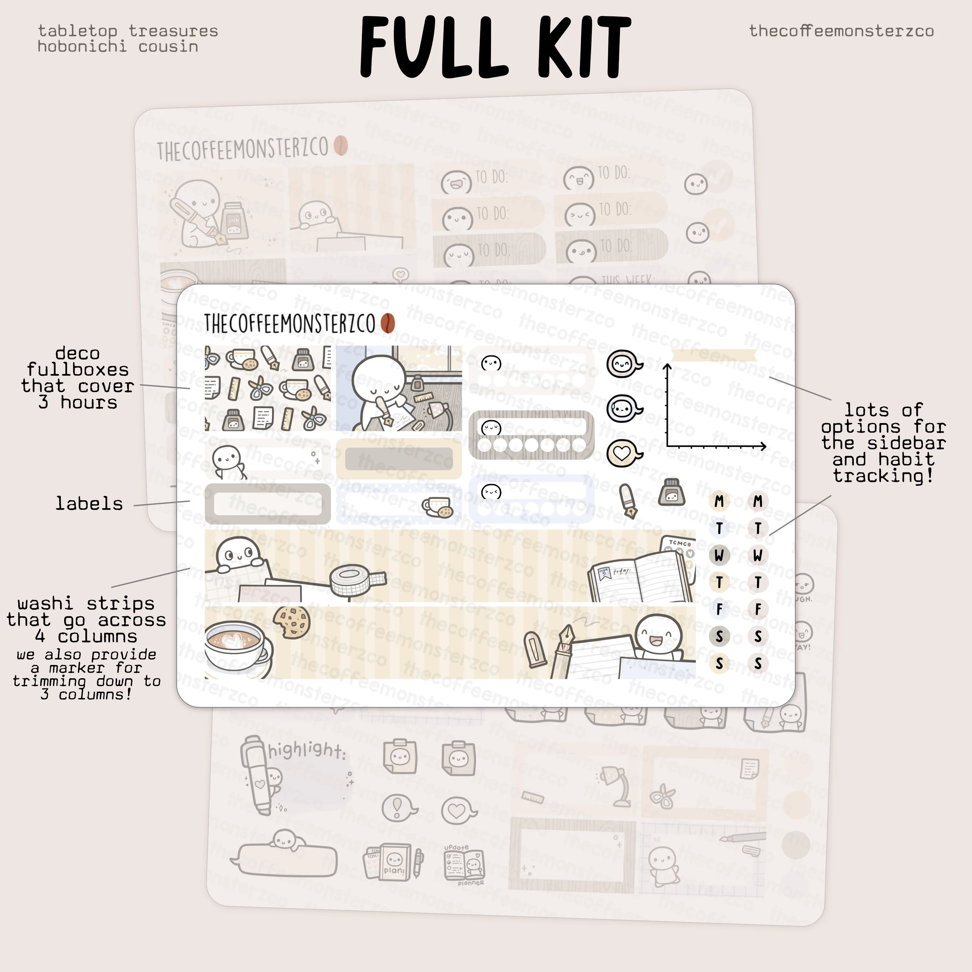 Tabletop Treasures - Hobonichi Cousin Kit - Image 3