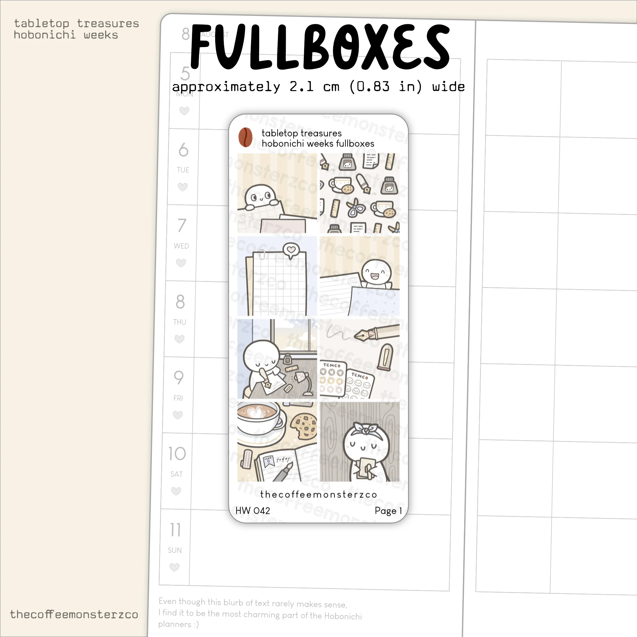 Tabletop Treasures - Hobonichi Weeks Kit - Image 4