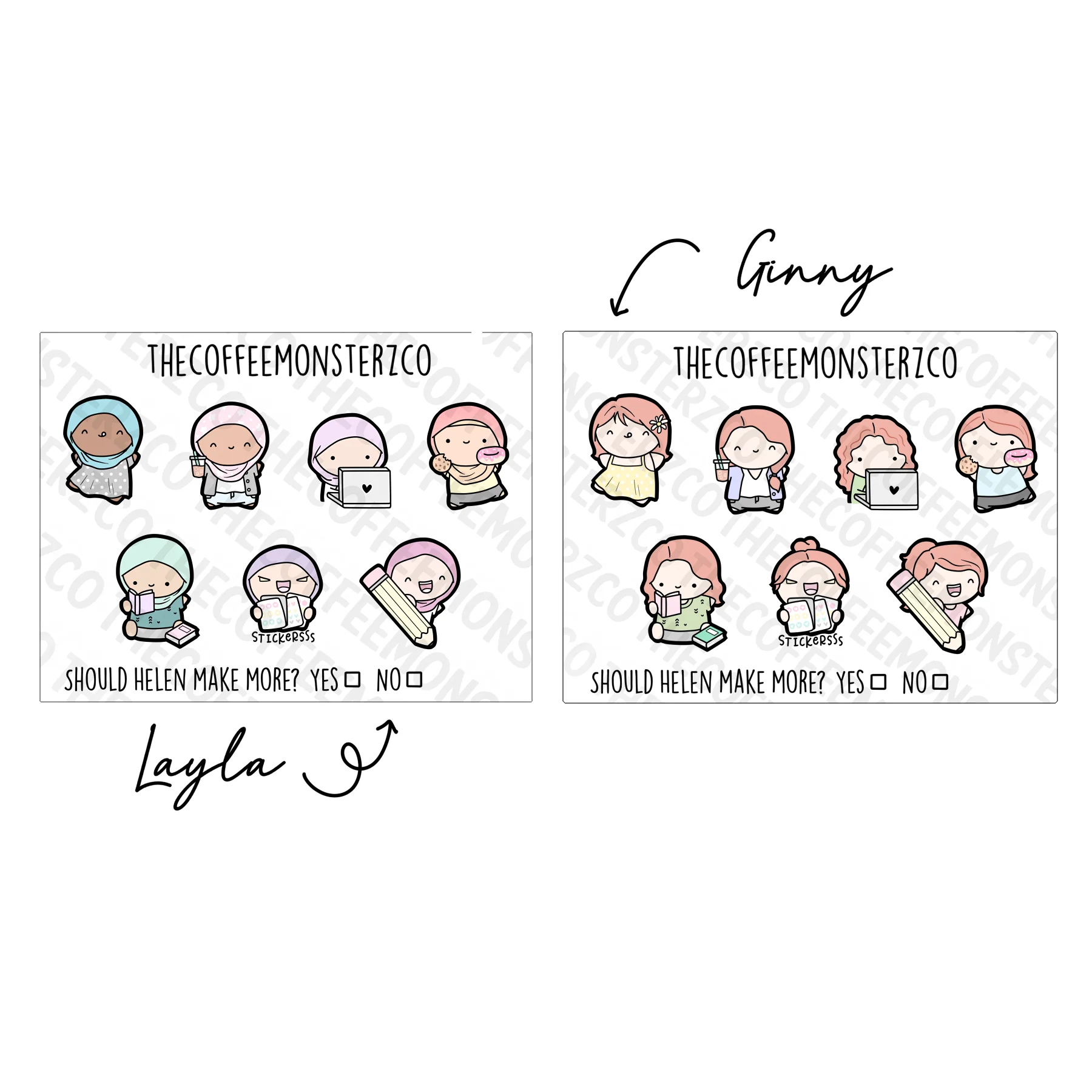Tater Tots Stickers - Image 3