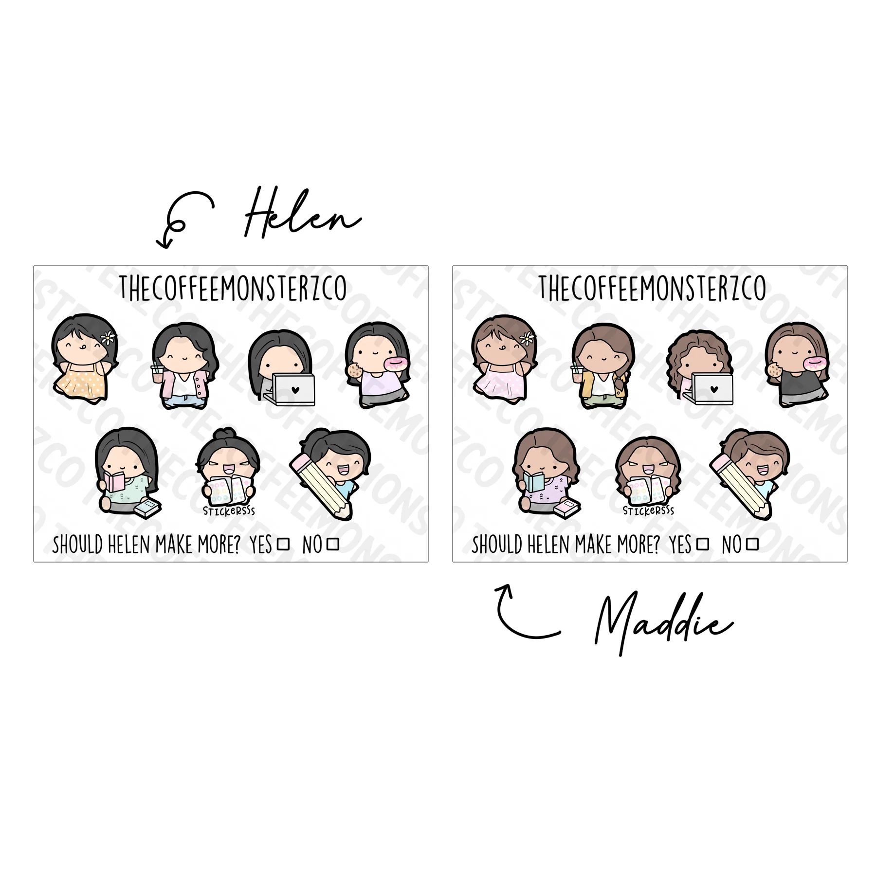Tater Tots Stickers - Image 4