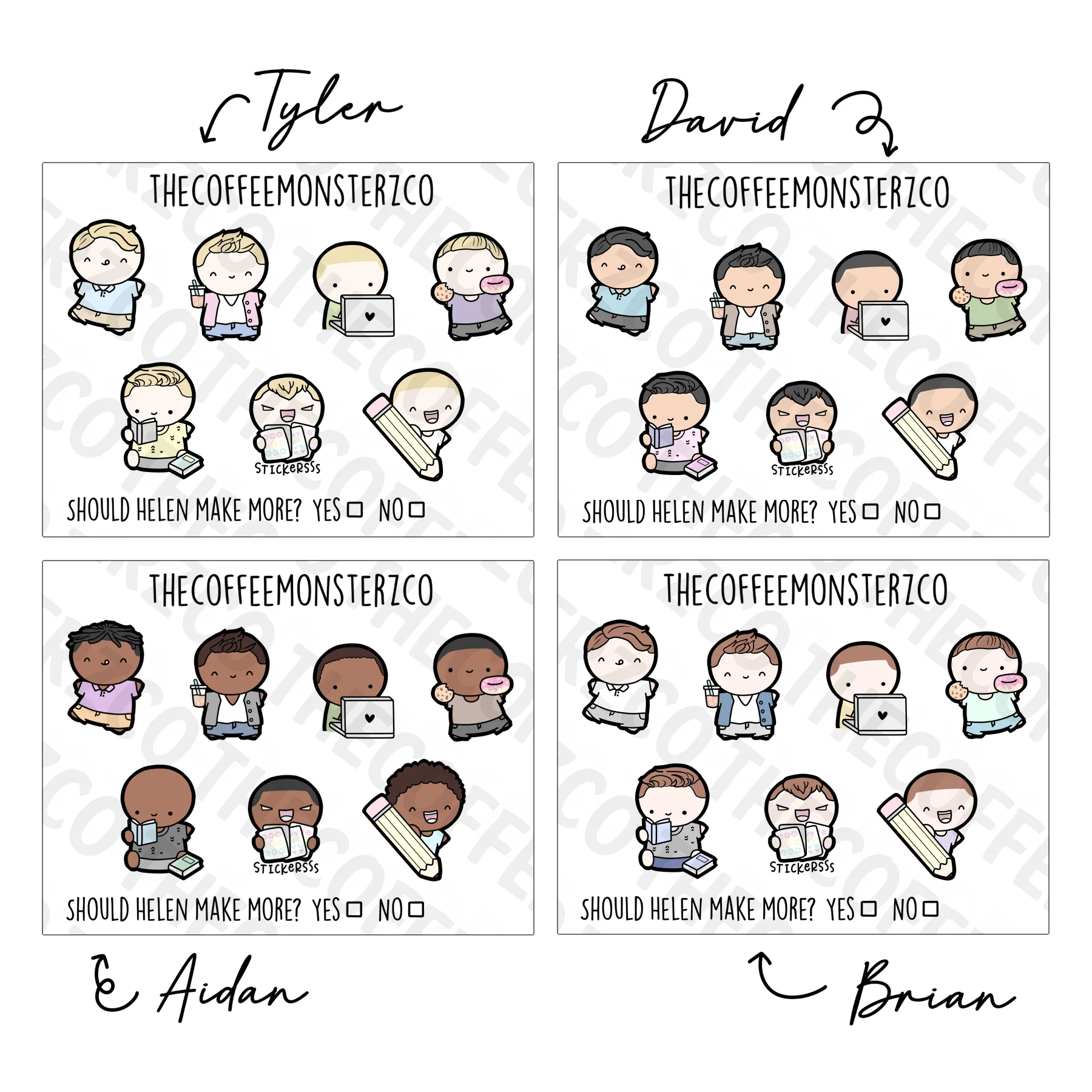 Tater Tots Stickers - Image 6