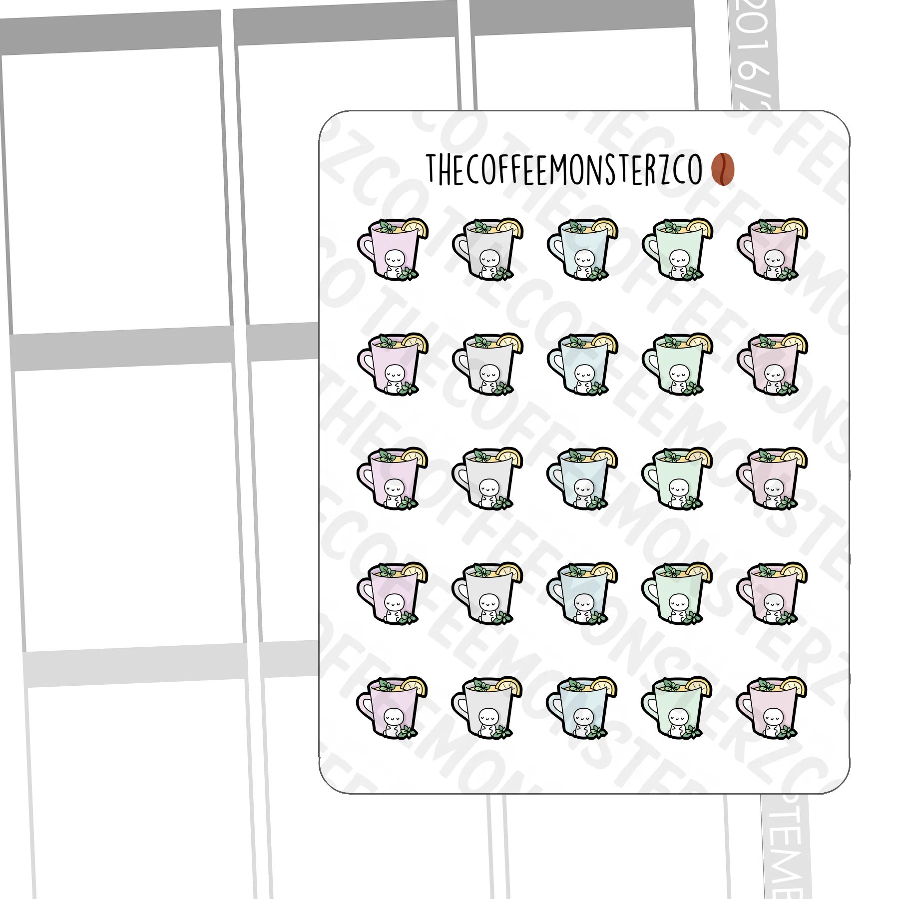 Tea Time Emotis Sampler - Image 6