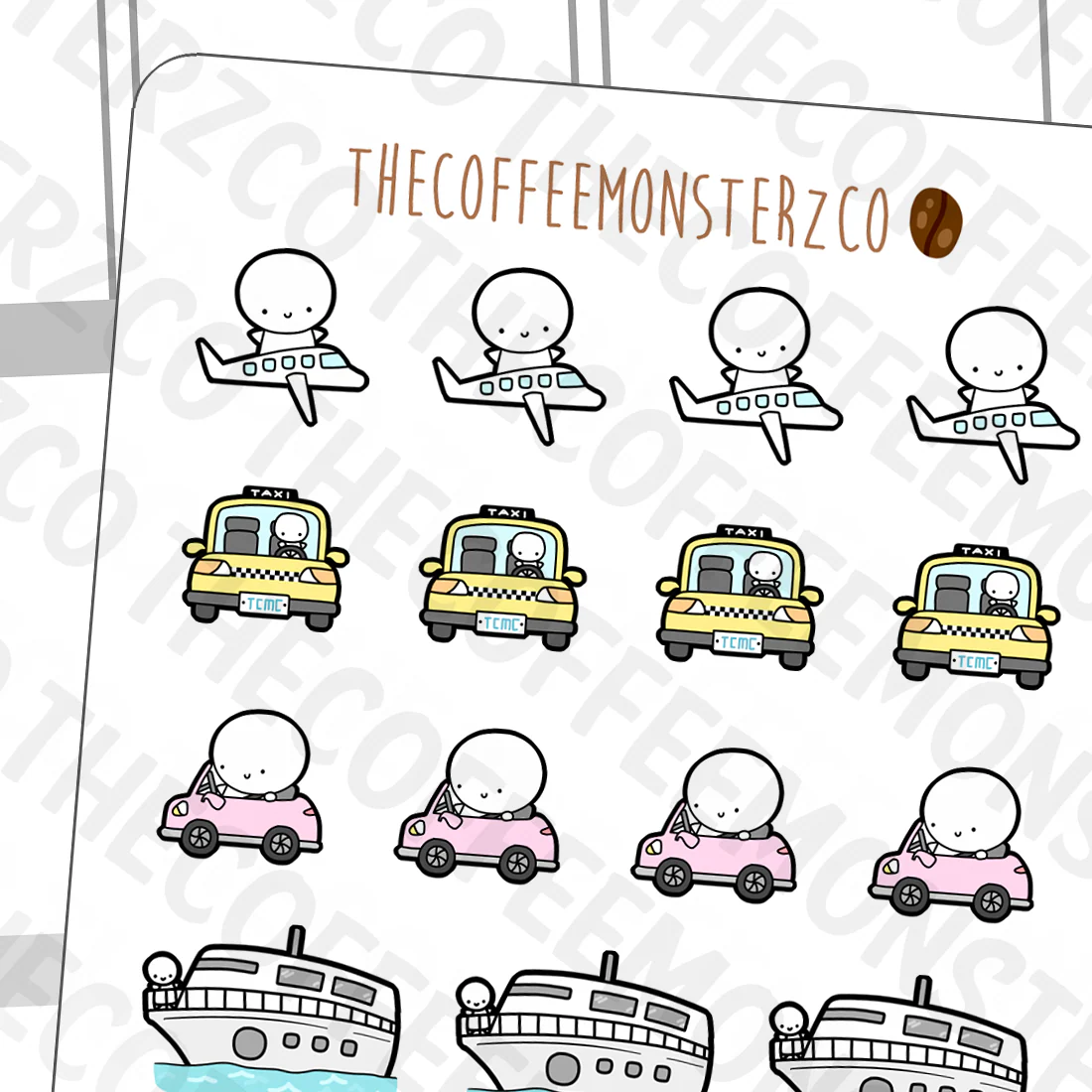 Transportation Emotis (FINAL STOCK)