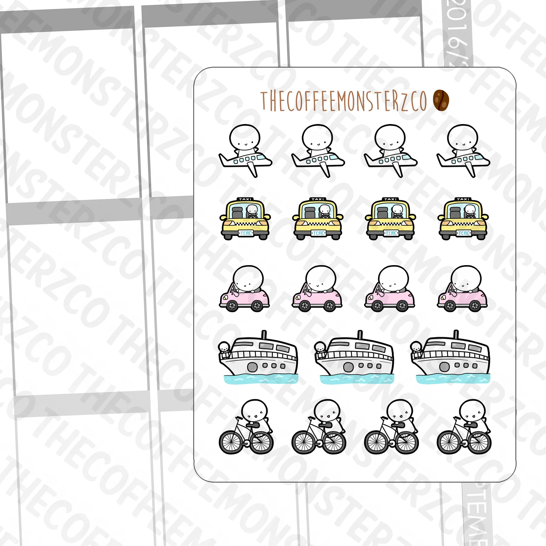 Transportation Emotis (FINAL STOCK) - Image 2