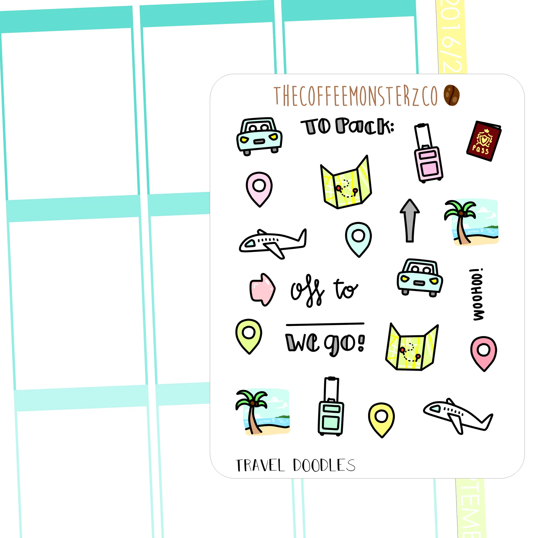 Travel Doodles (FINAL STOCK) - Image 2