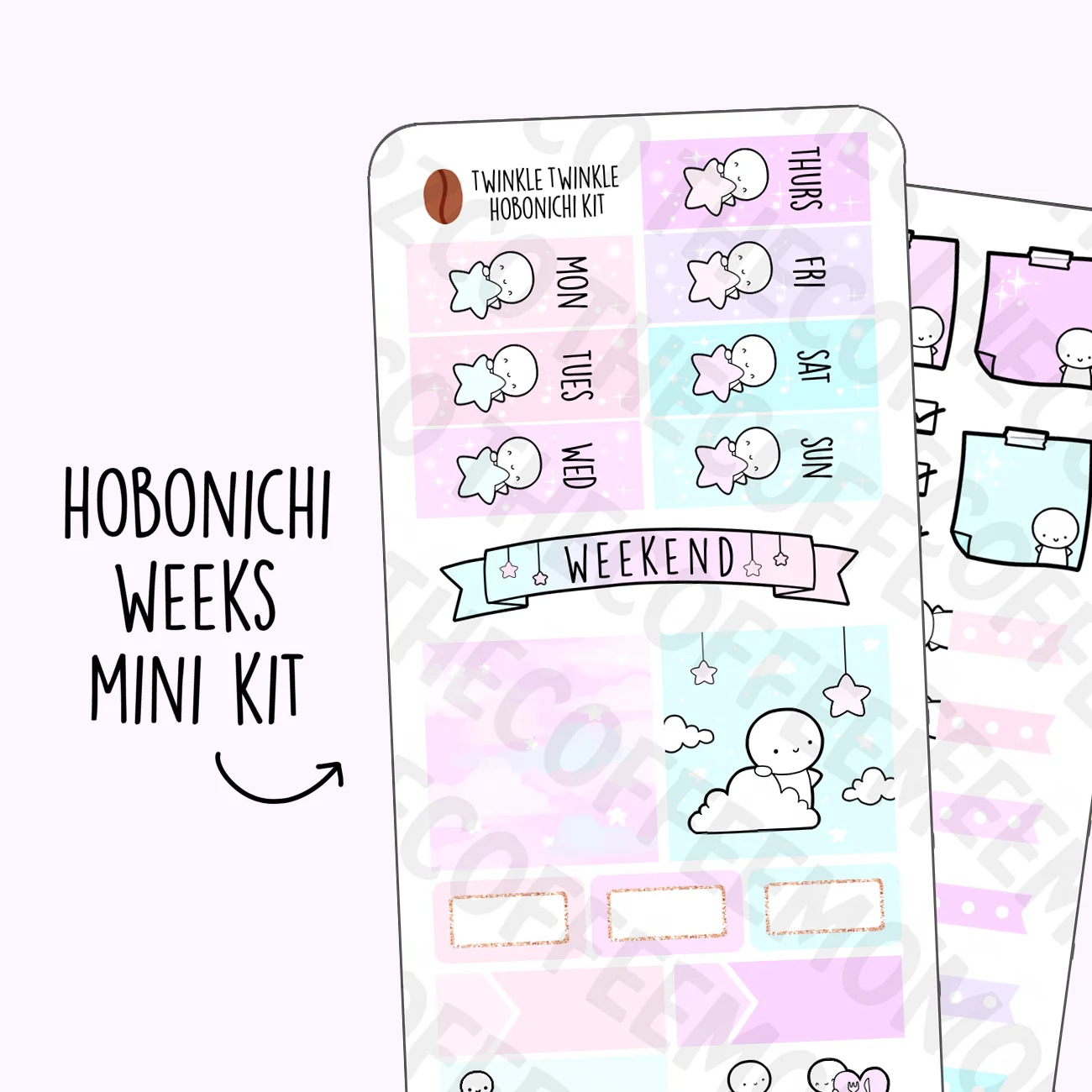 Twinkle twinkle Hobonichi Weeks Kit