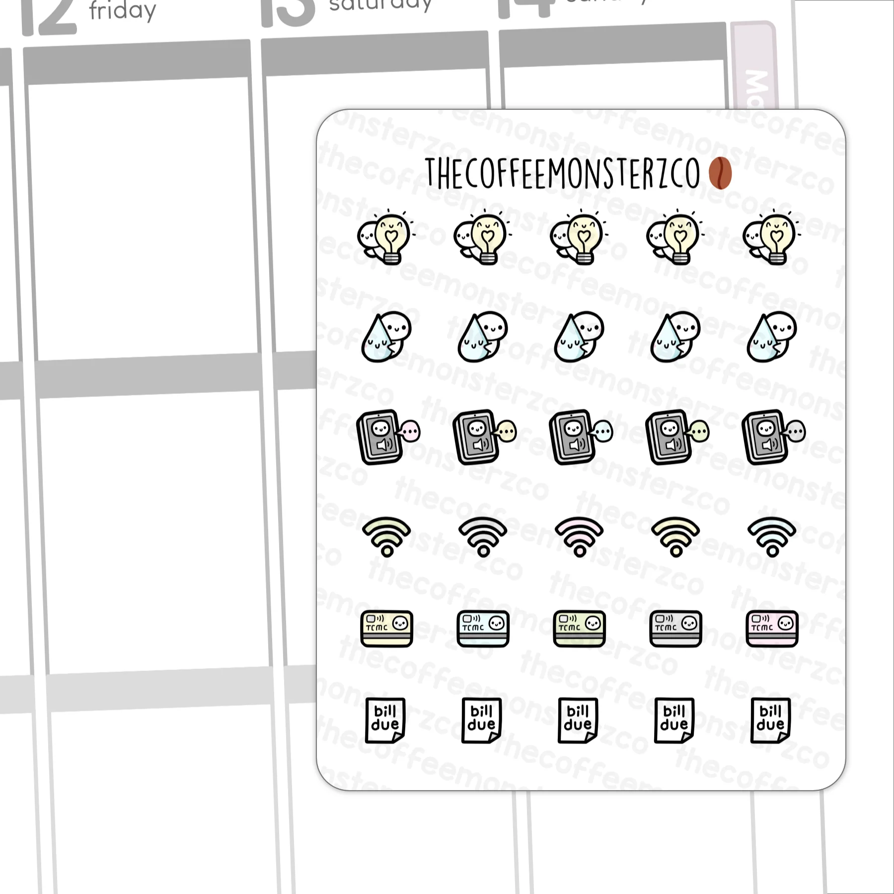 Utility Bill Doodles - Image 2