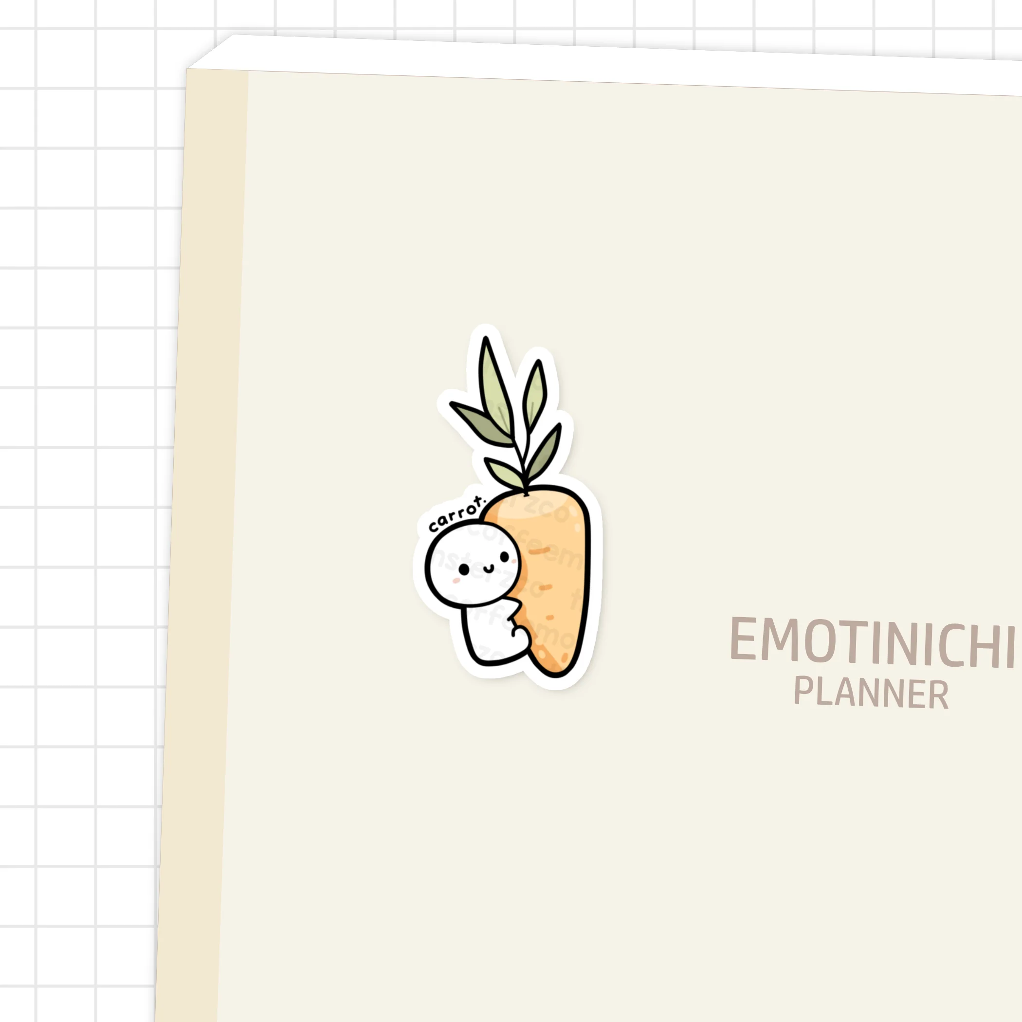 Carrot - Vinyl Sticker - Image 2