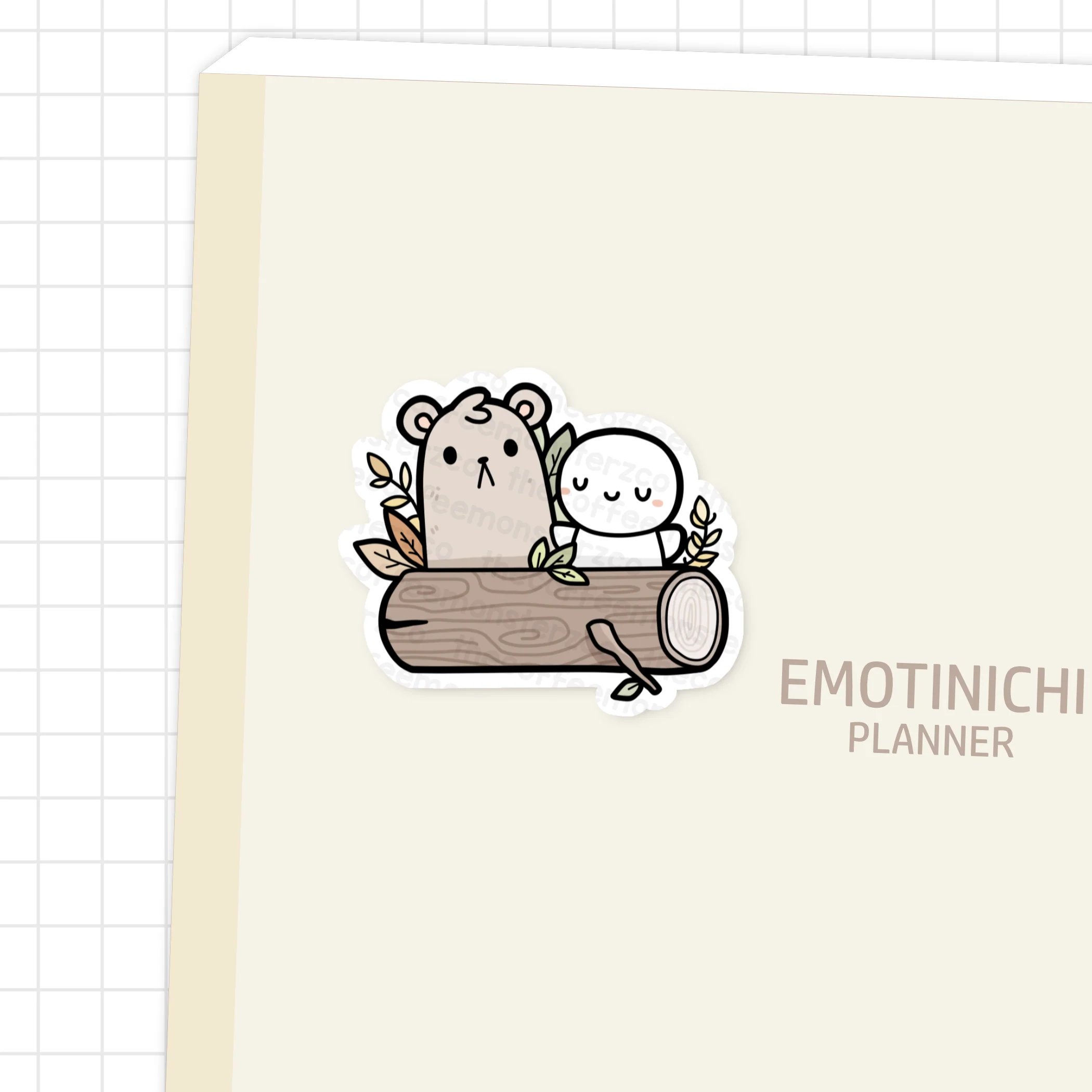 Oh, A Log - Vinyl Sticker - Image 2