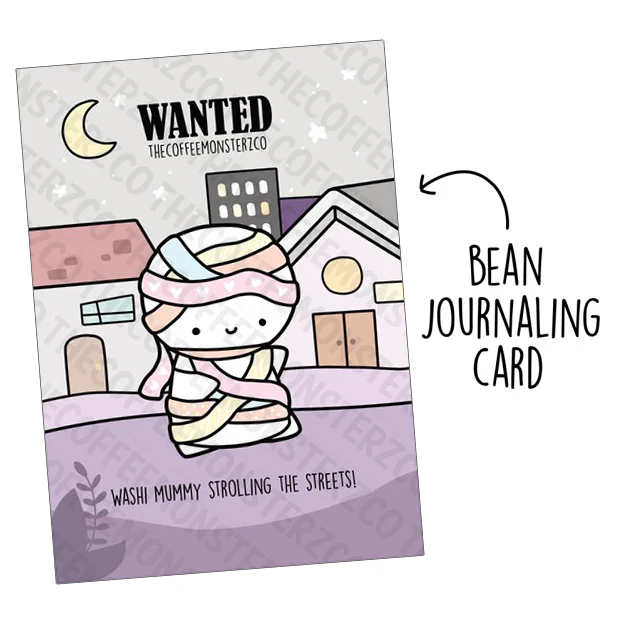 WANTED...Washi Mummy - Card Print - Image 2