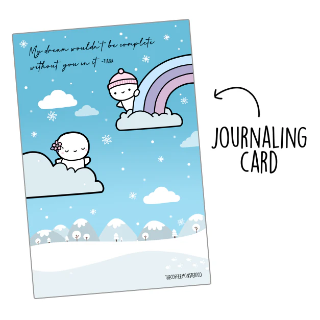 Winter Wonderland Journaling Card (4" X 6")
