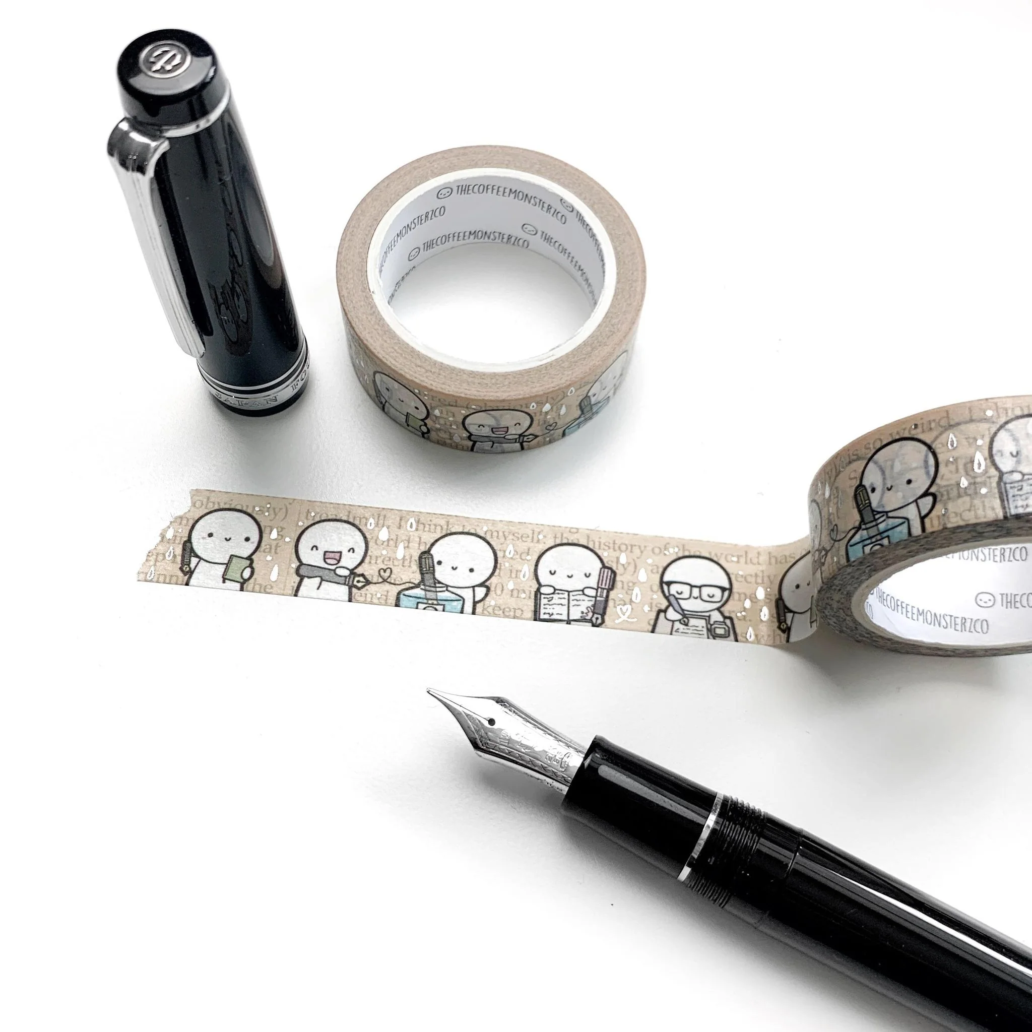 WonderPens x TheCoffeeMonsterzCo Collaboration Washi Tapes - Image 2