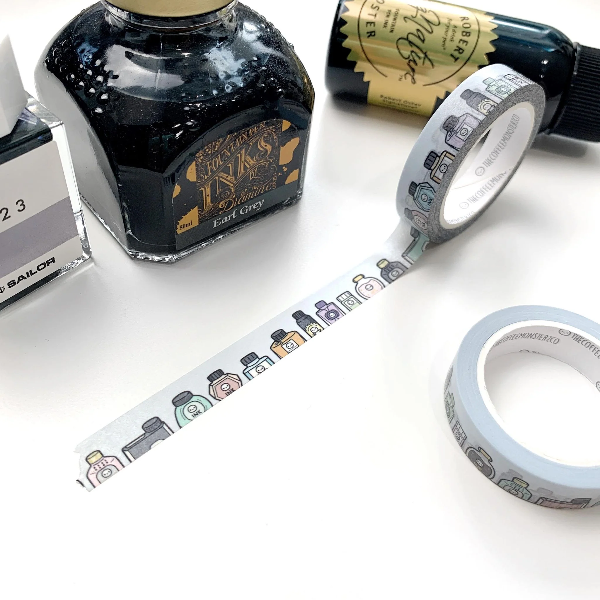 WonderPens x TheCoffeeMonsterzCo Collaboration Washi Tapes - Image 3