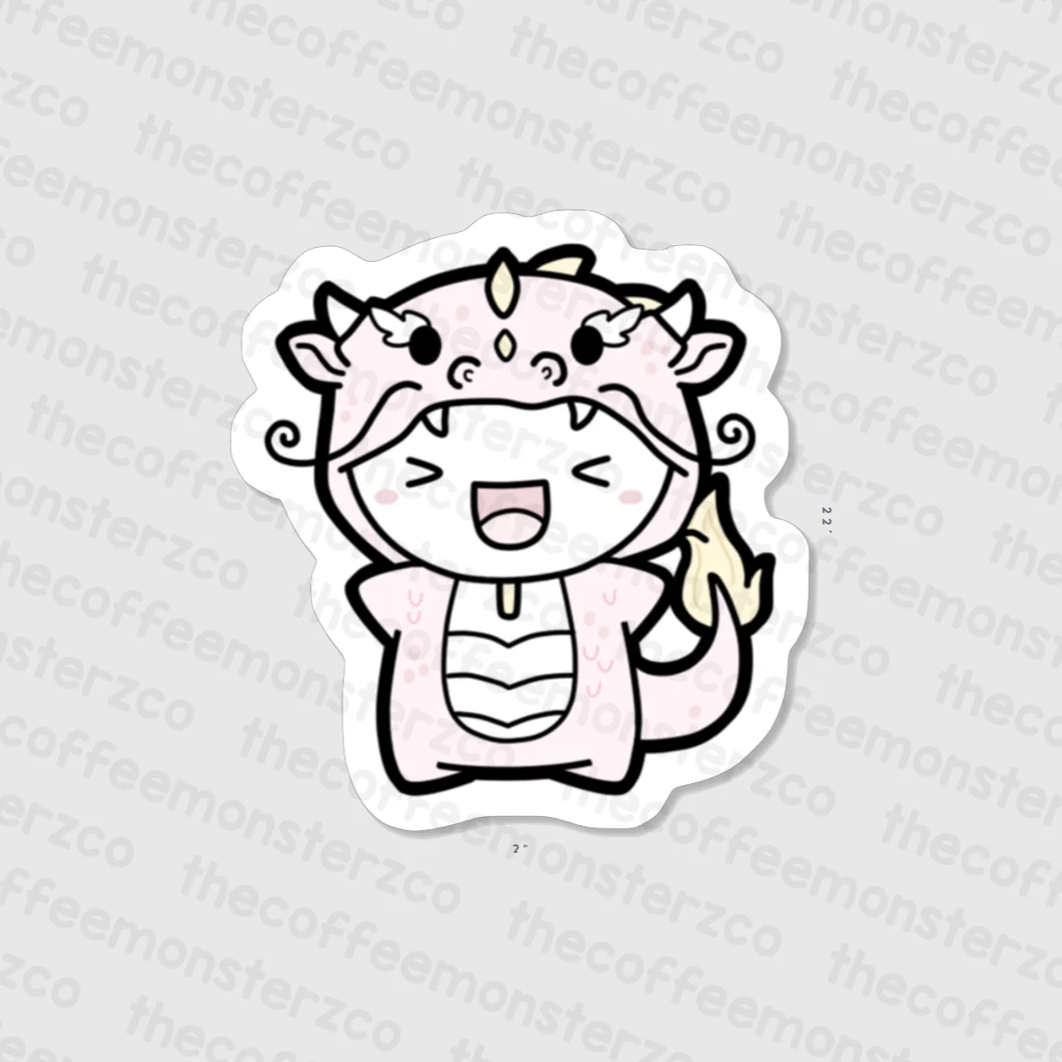 Year Of The Dragon Emoti - Vinyl Sticker - Image 3
