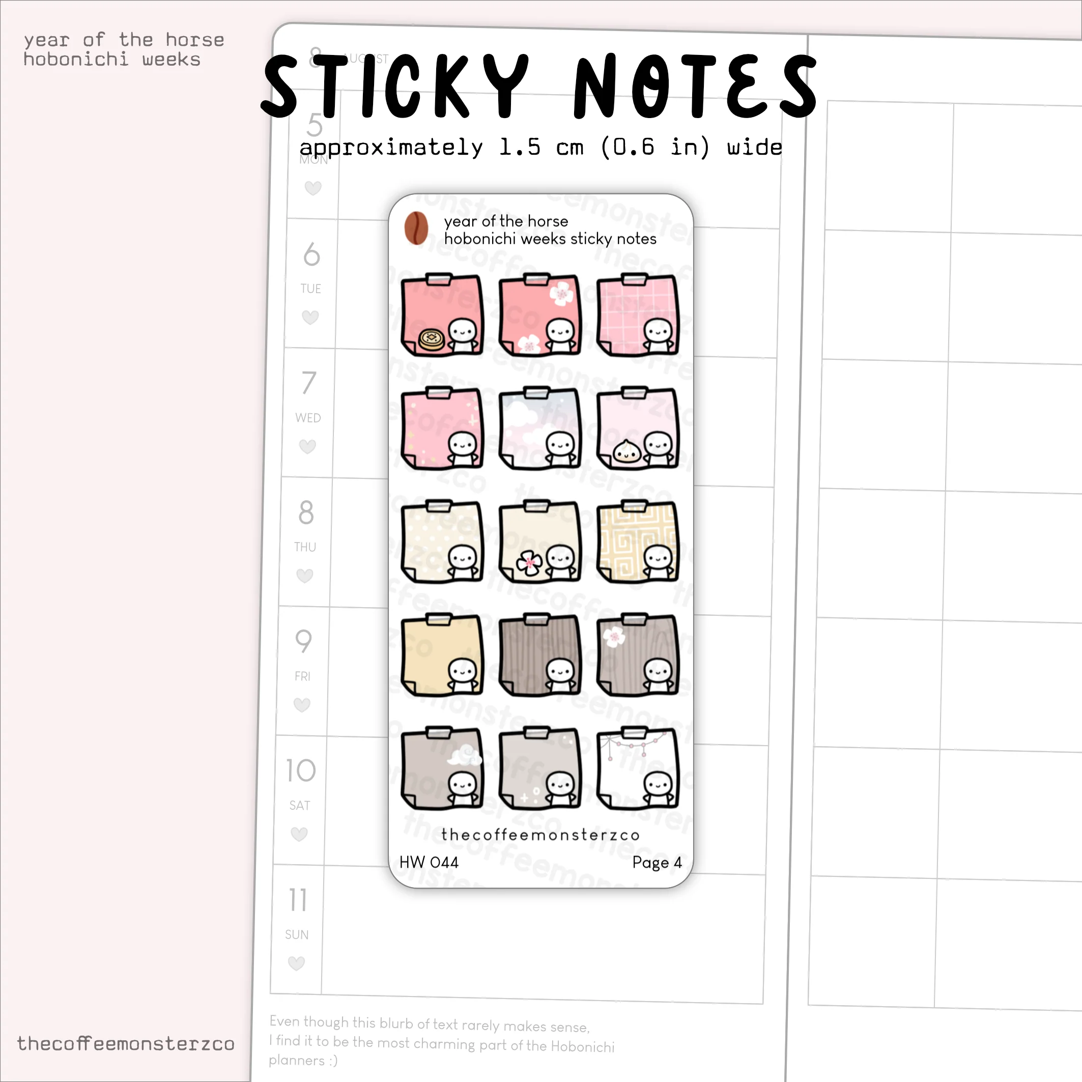 Year of the Horse - Hobonichi Weeks Kit - Image 3