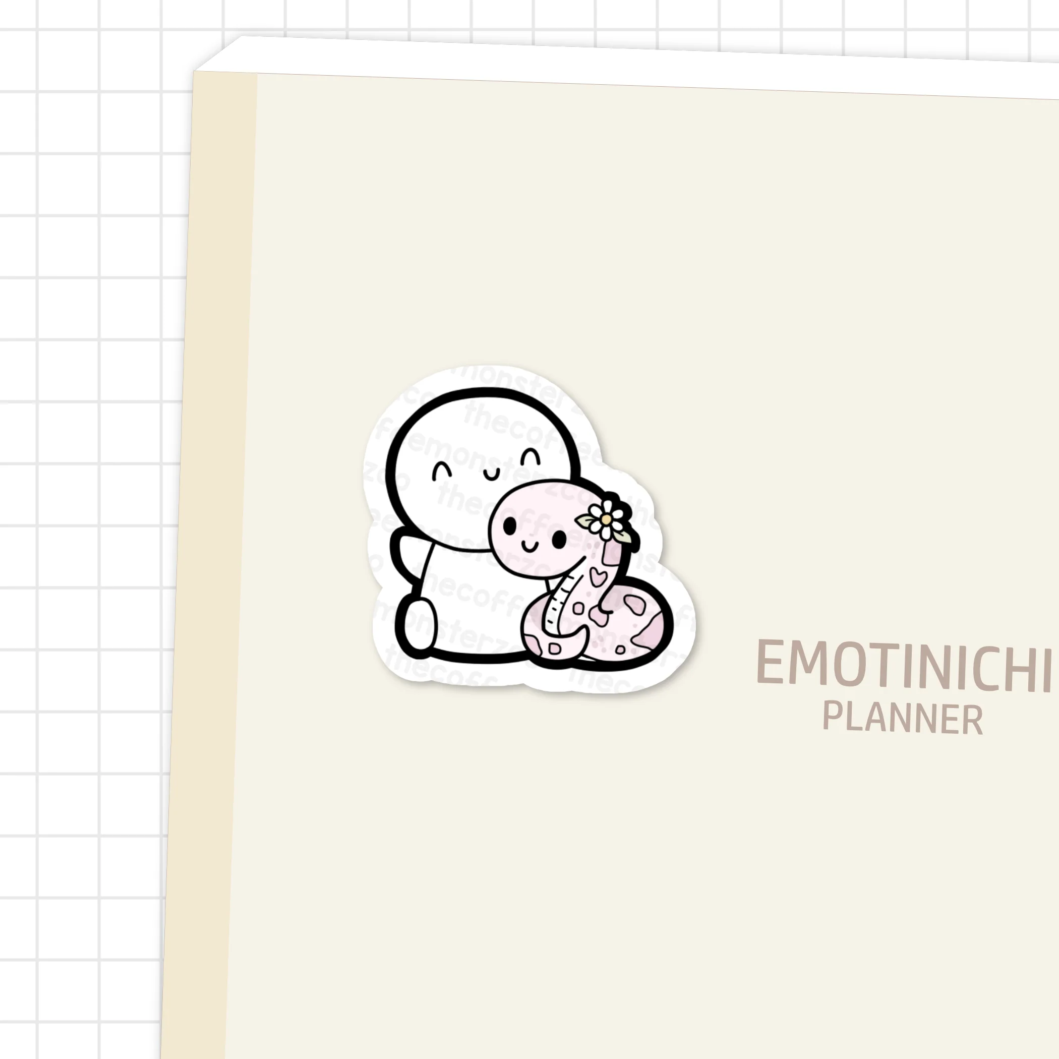 Year Of The Snake Emoti - Vinyl Sticker - Image 3